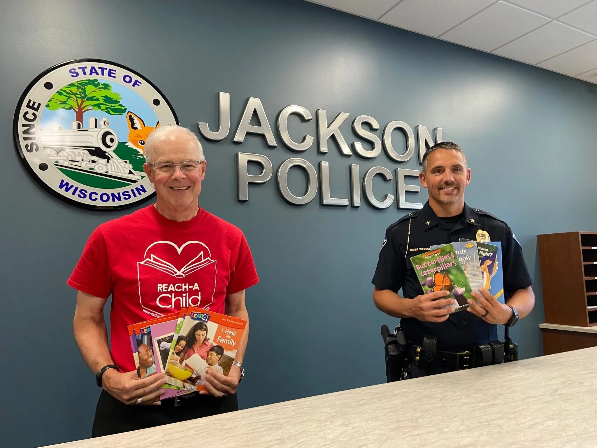 REACH-A-Child Delivers REACH BAGs to the Jackson Police Department