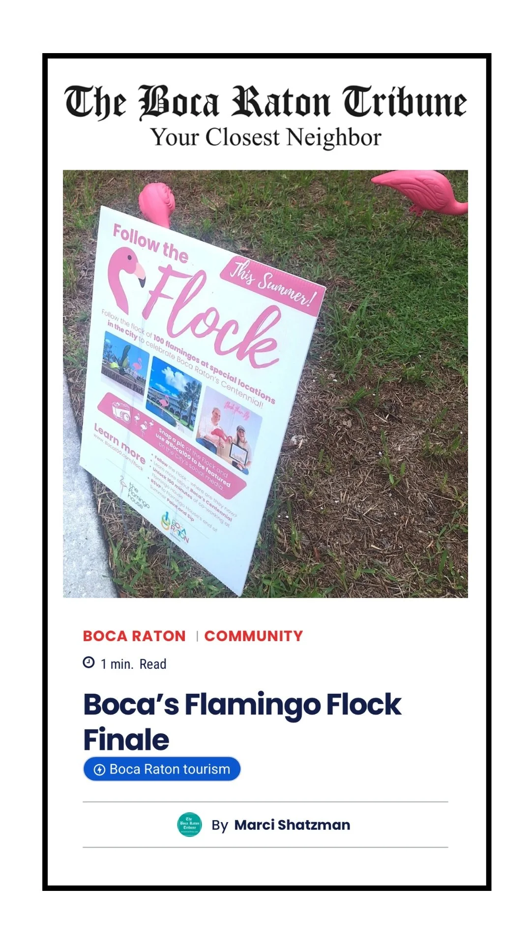 the boca raton tribune article about coworking space in boca raton the flamingo house
