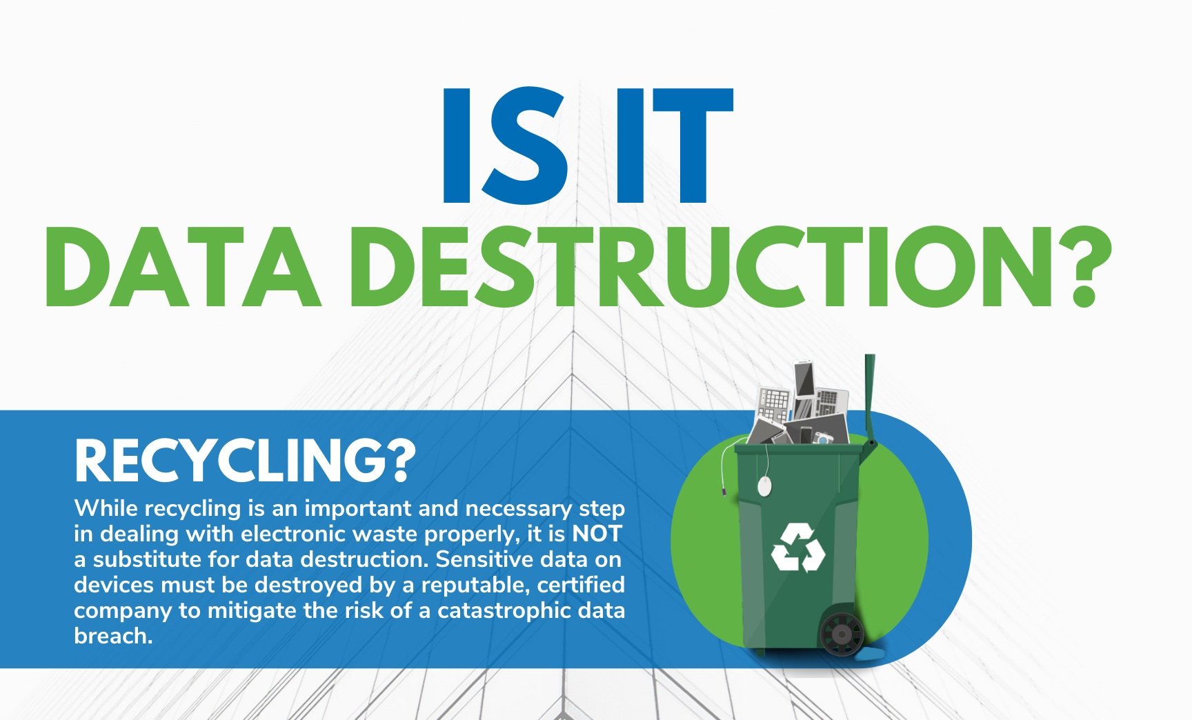 Recycling is NOT Data Destruction