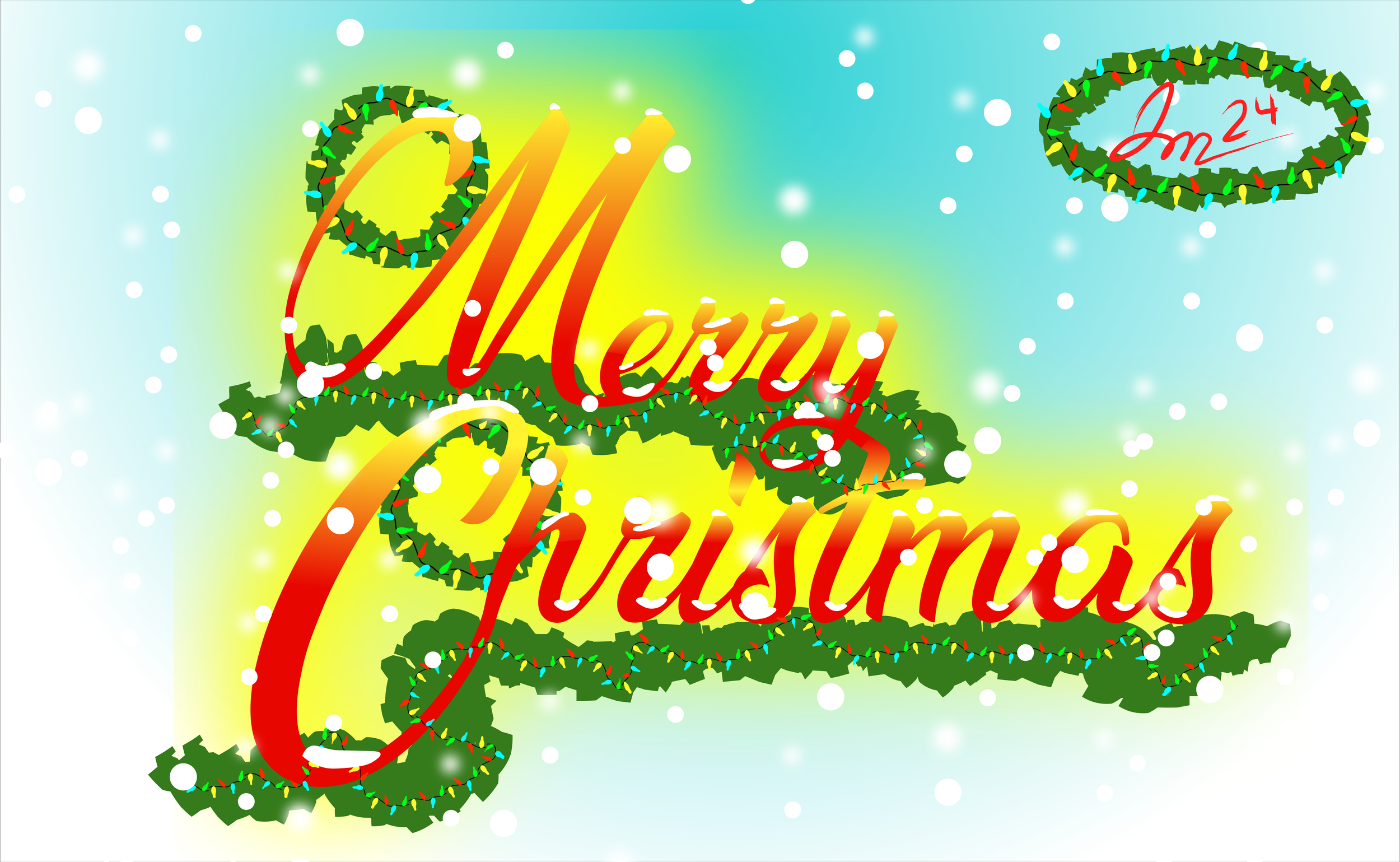 "Merry Christmas" - Graphic Design