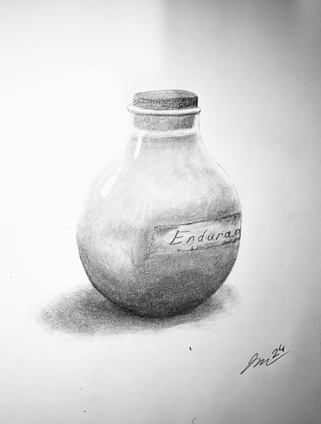 "Endurance" - Pencil Illustration