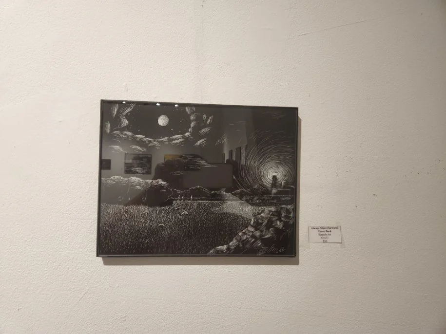 "Always Move Forward" - Scratch Art Piece