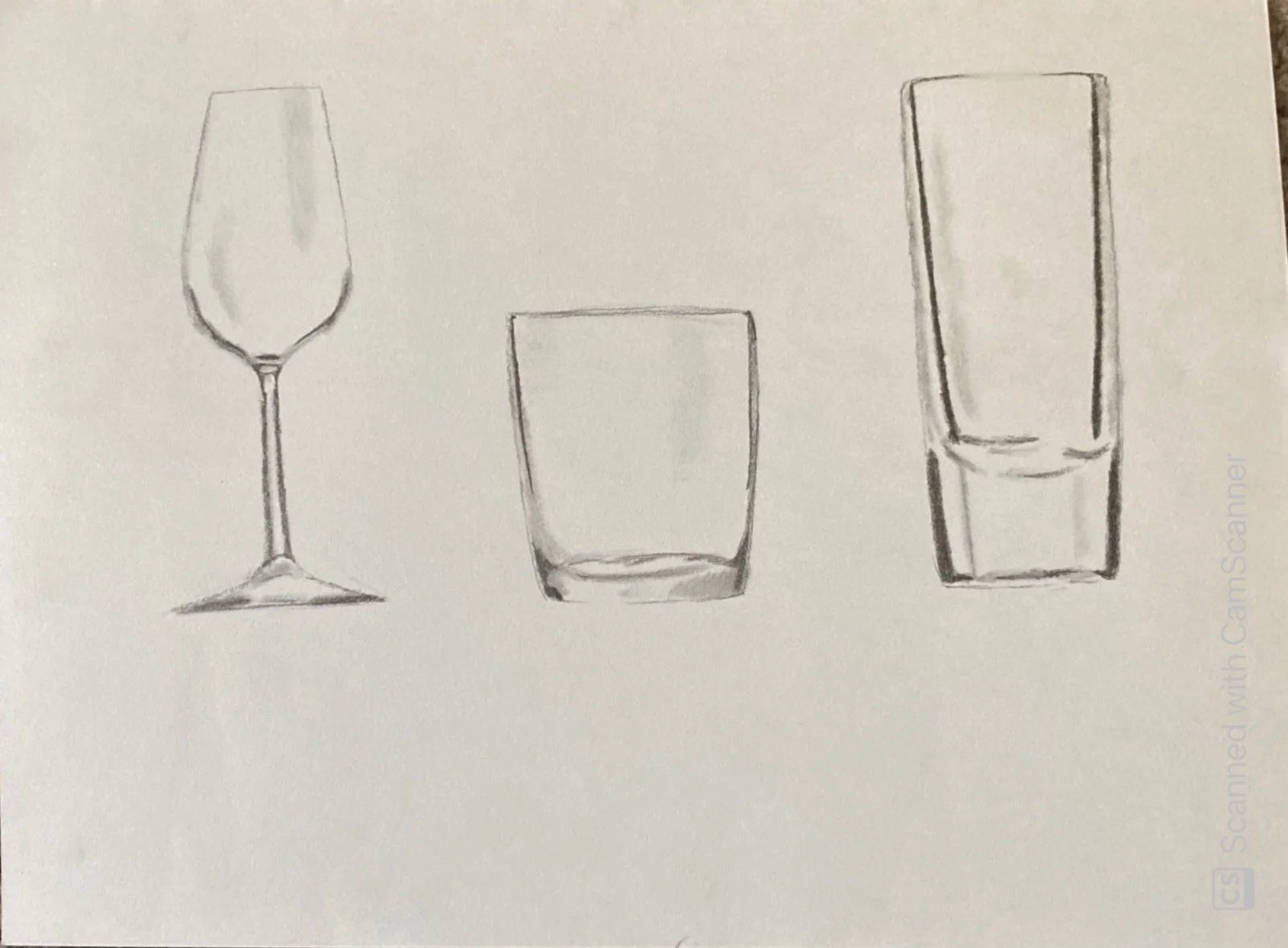 "Sizes" - Pencil Illustration