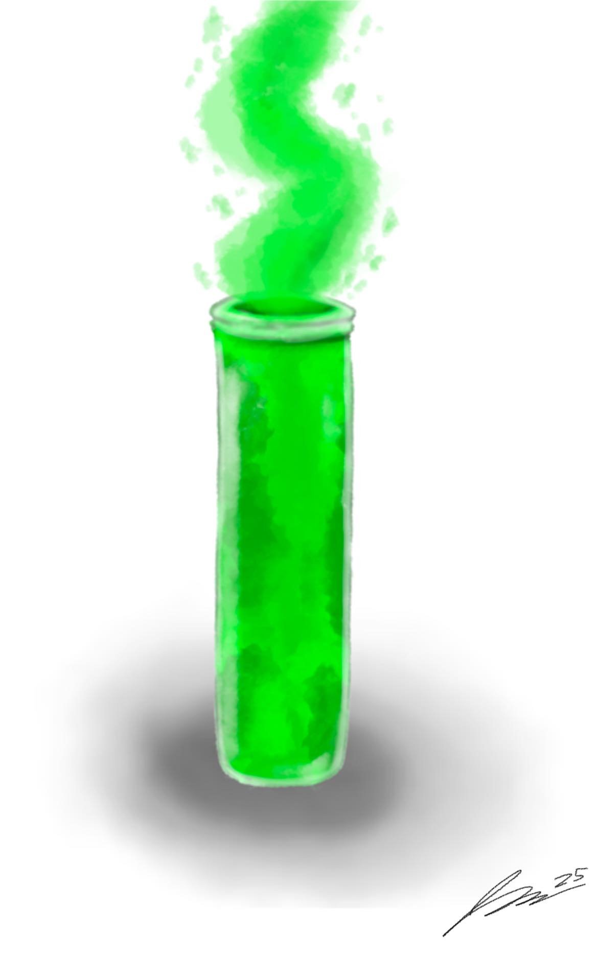 "Toxic Vial" - Digital Art - FS