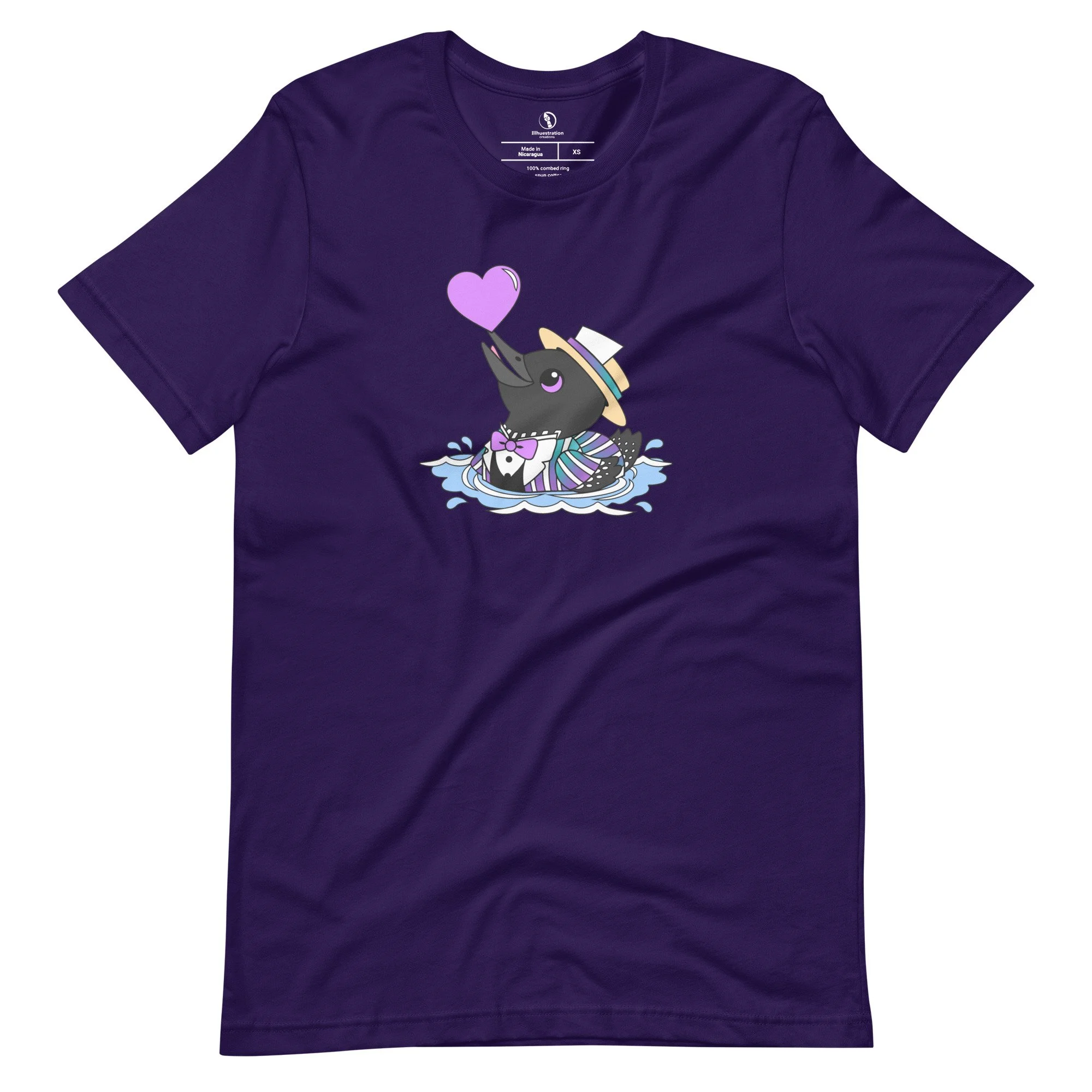 Loon Shirt - Purple & Teal