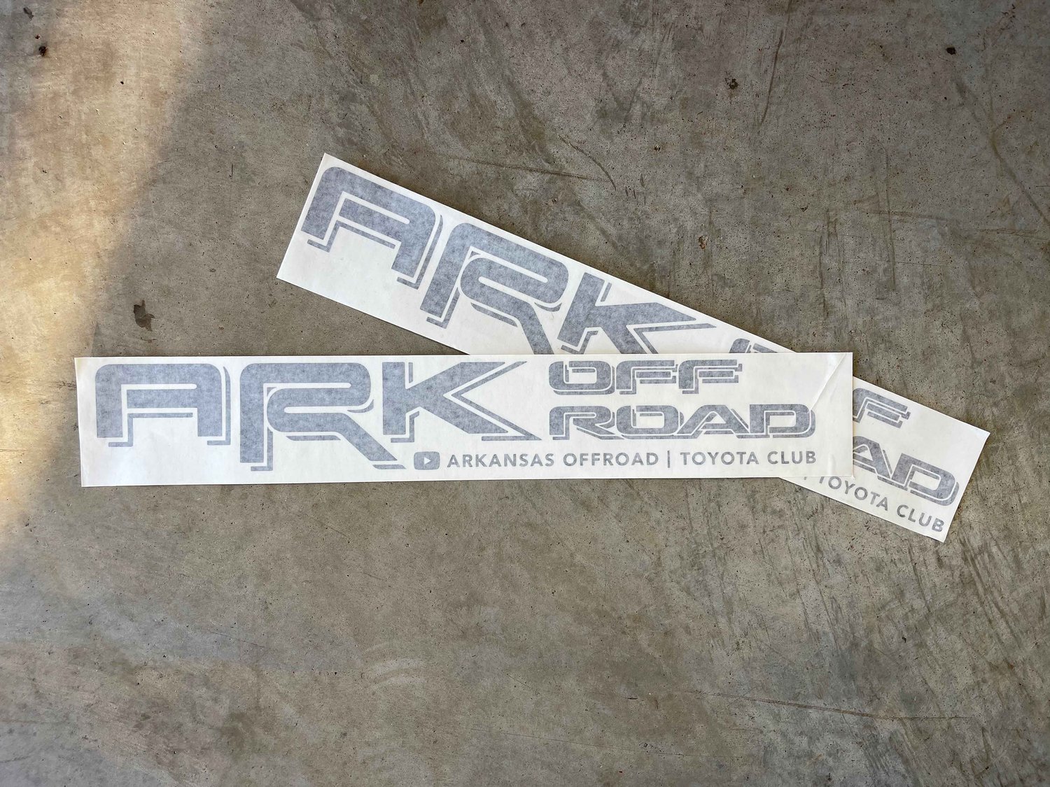 ARK TRD - Large Decals (Pair) — Arkansas Offroad