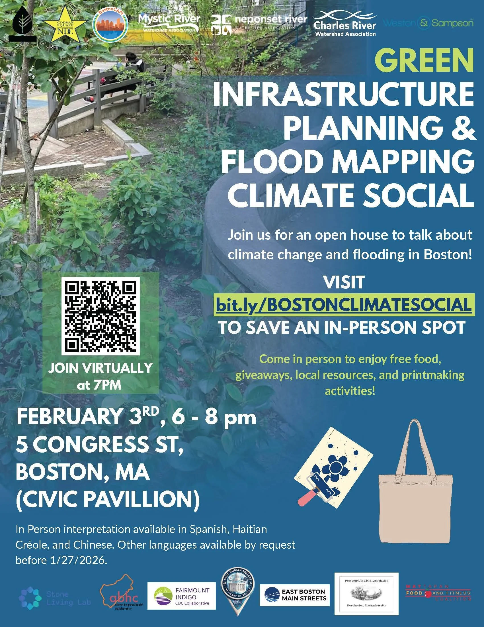 Green Infrastructure Planning & Flood Mapping Climate Social