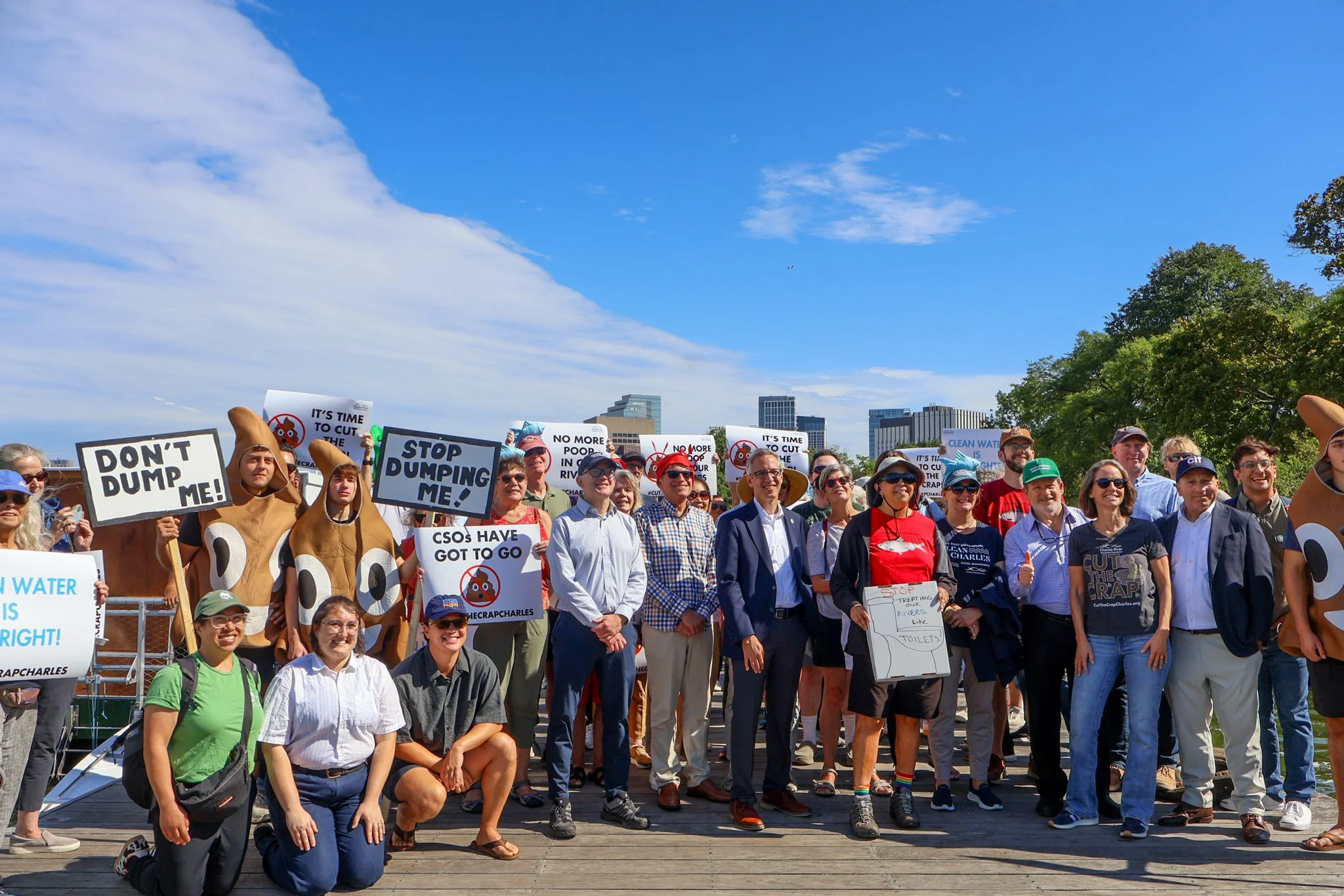 Release: “Cut The Crap”, Water Advocates Rally For Sewage-Free Rivers