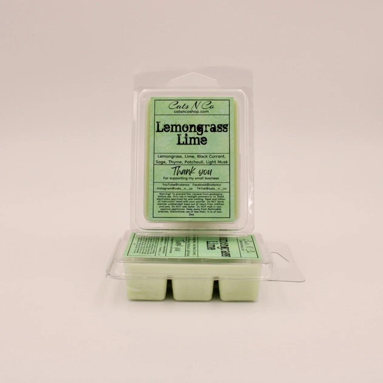Lemongrass Lime Wax Melt
