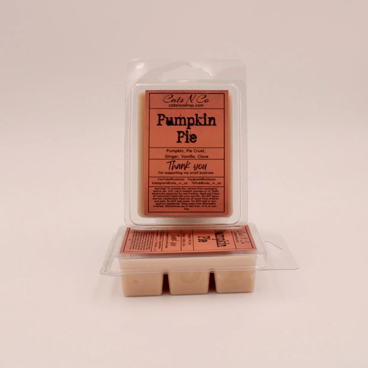 Pumpkin Pie Wax Melt