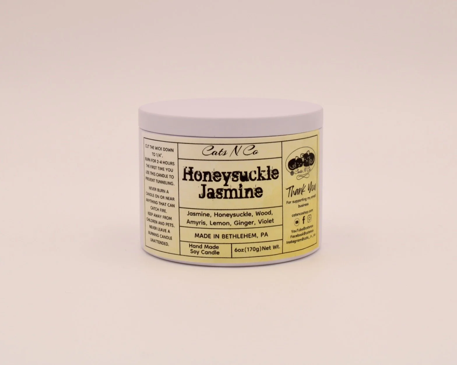 Honeysuckle Jasmine Candle