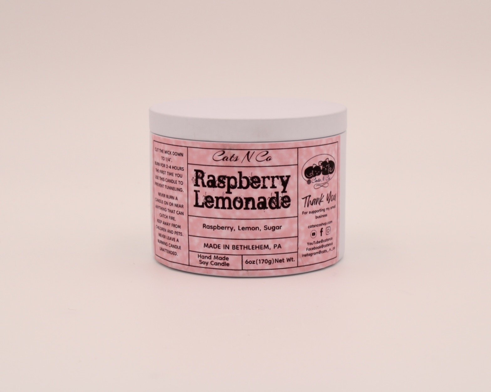 Raspberry Lemonade Candle