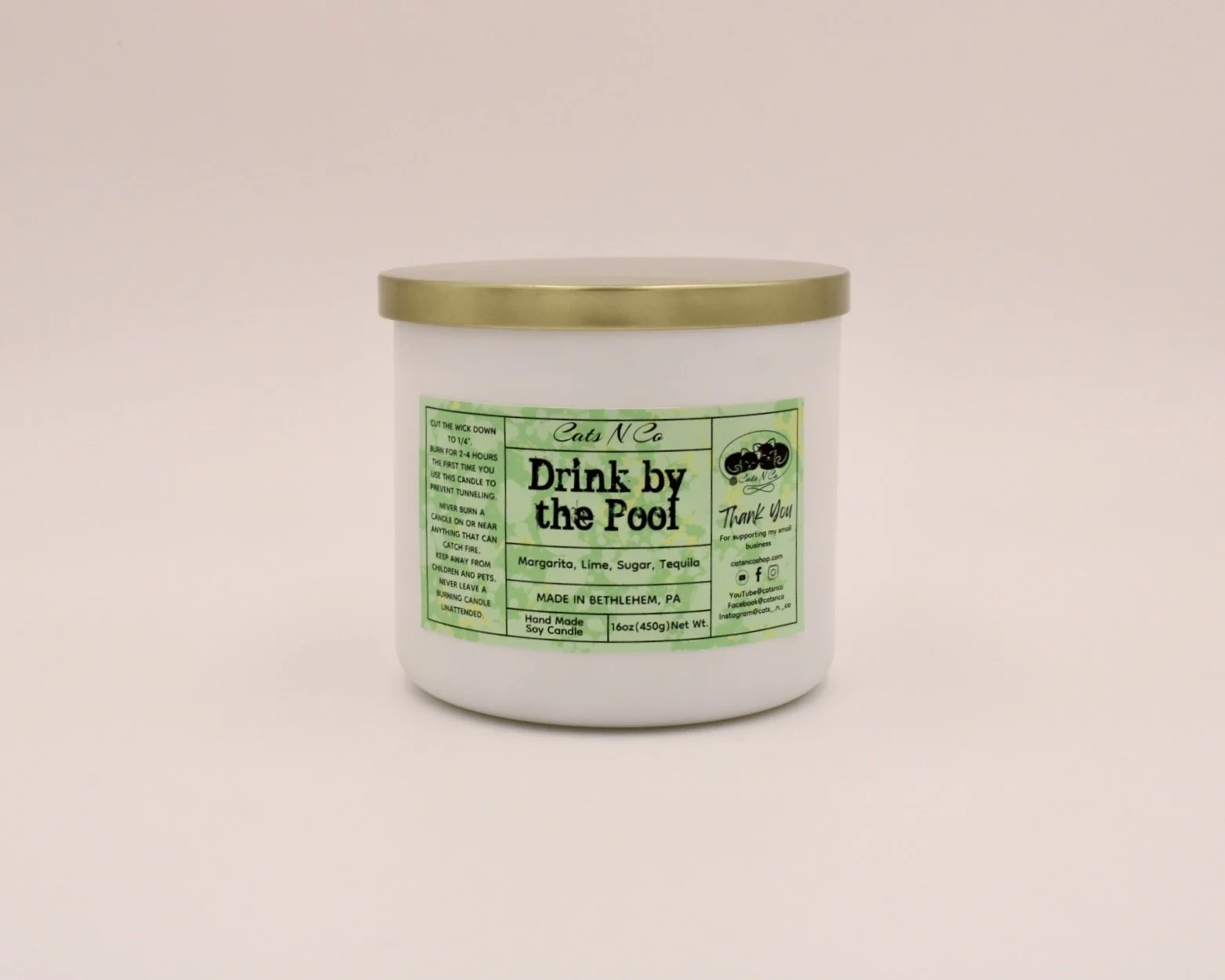 drink by the pool large candle catsnco.JPG