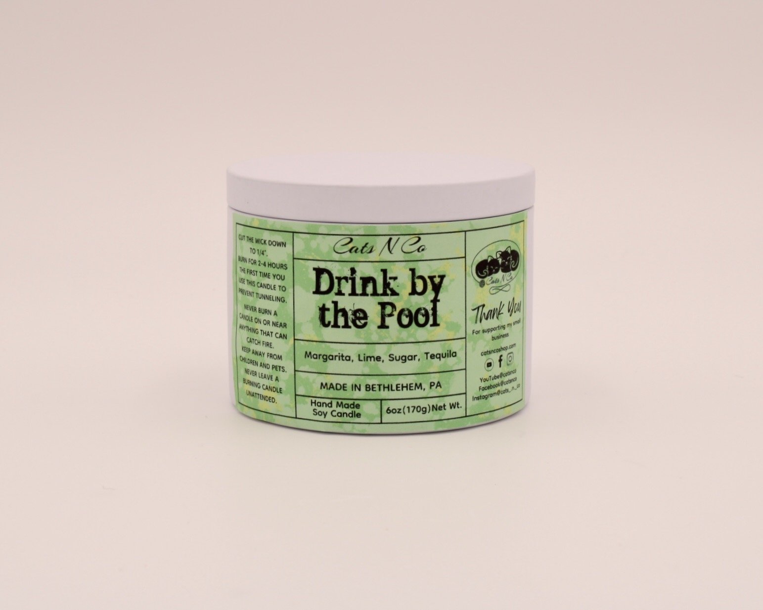 Drink by the Pool Candle