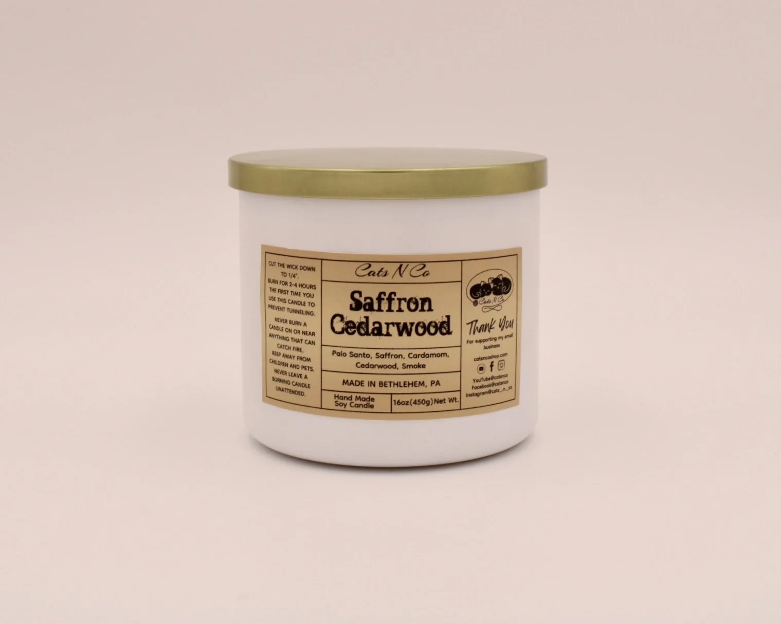 saffron cedarwood large candle catsnco.JPG