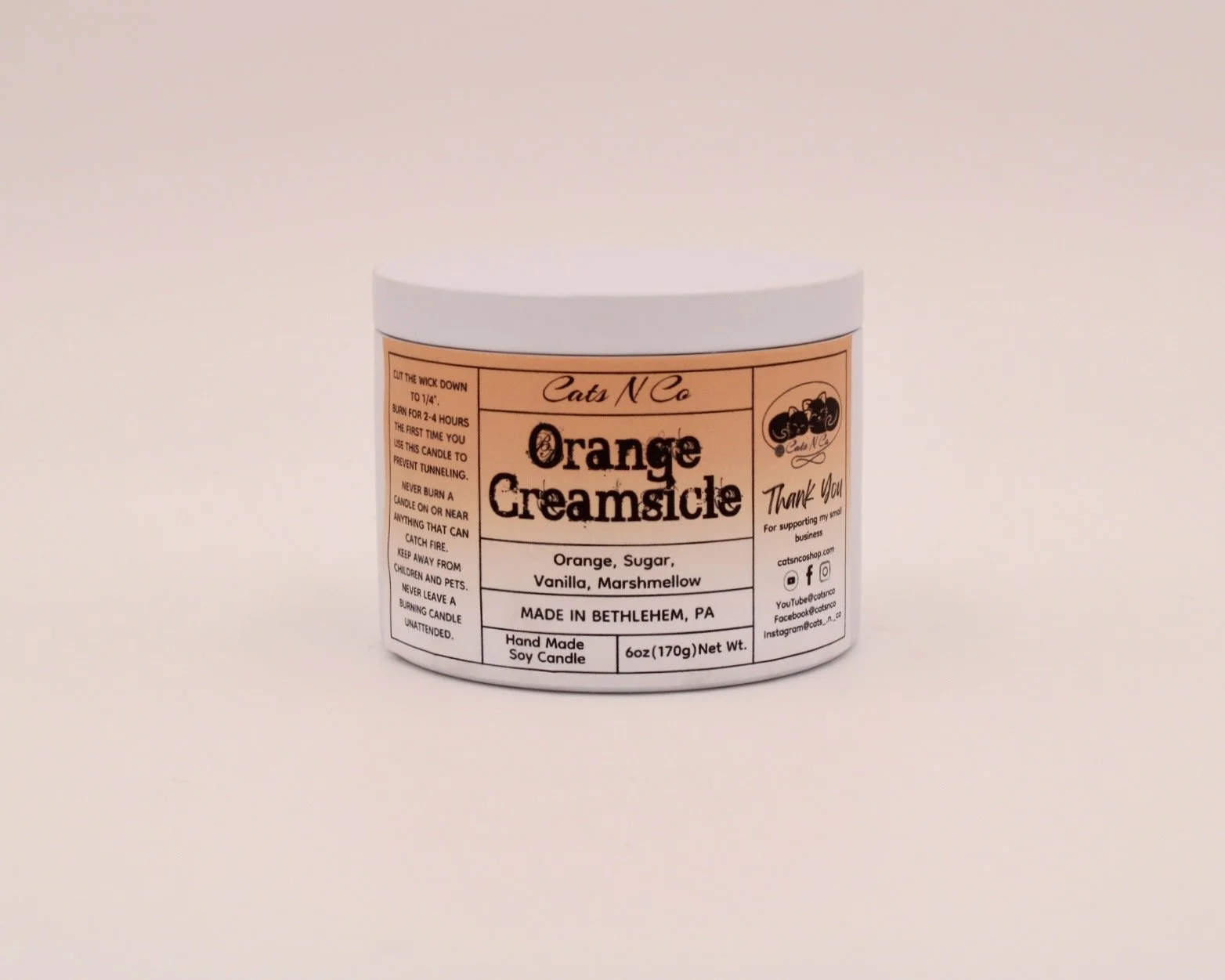 Orange Creamsicle Candle