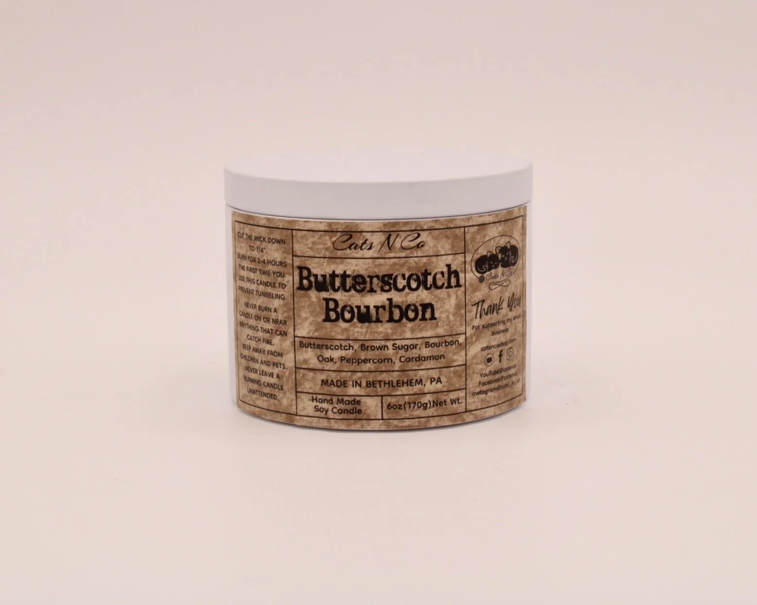 Butterscotch Bourbon Candle