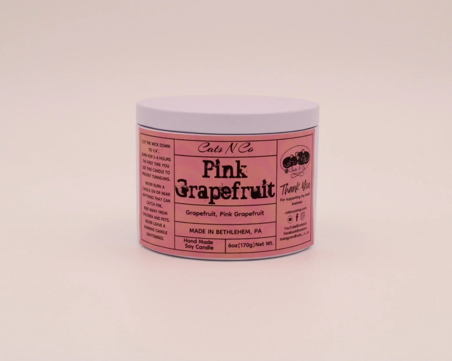 Pink Grapefruit Candle