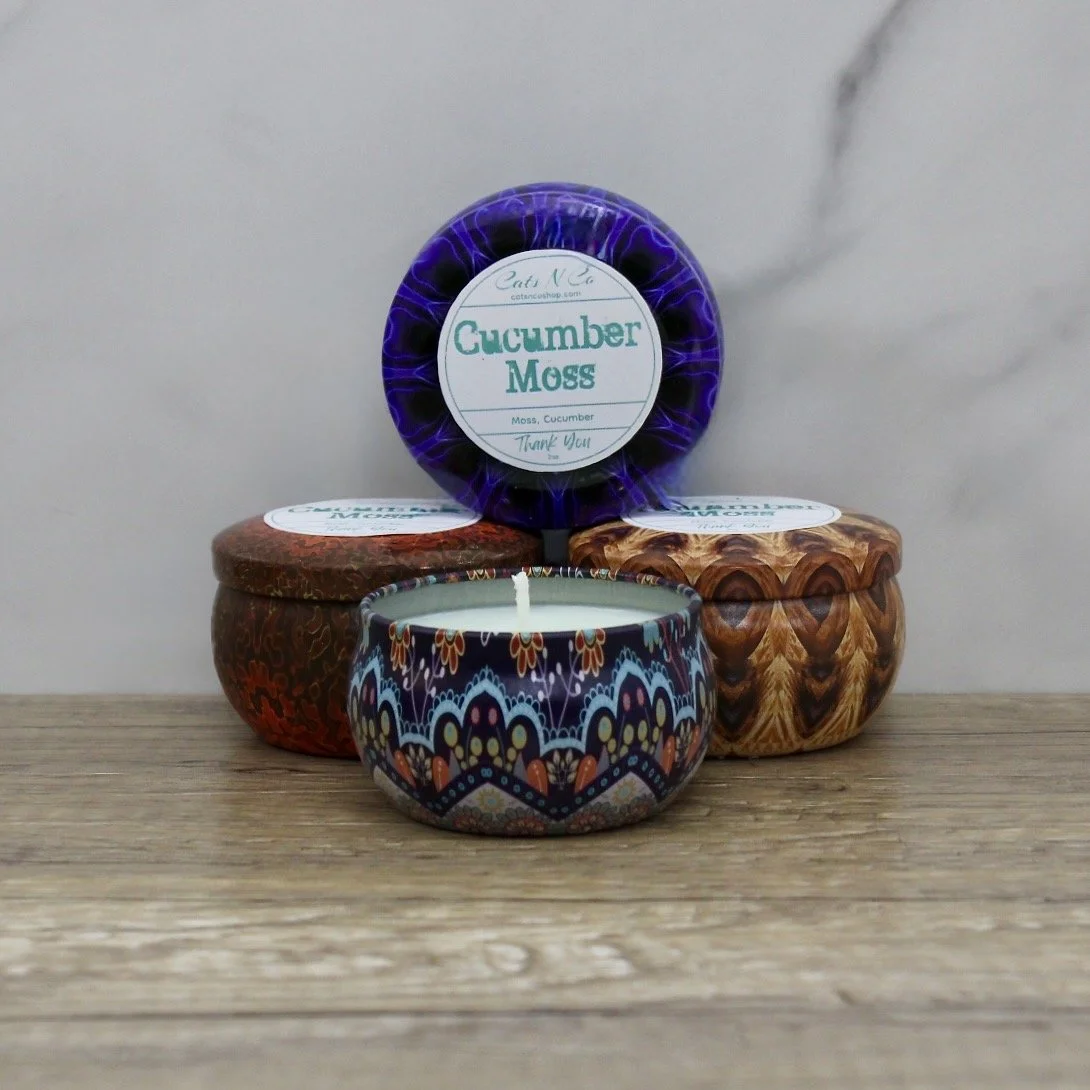 Cucumber Moss Scented Small Candle