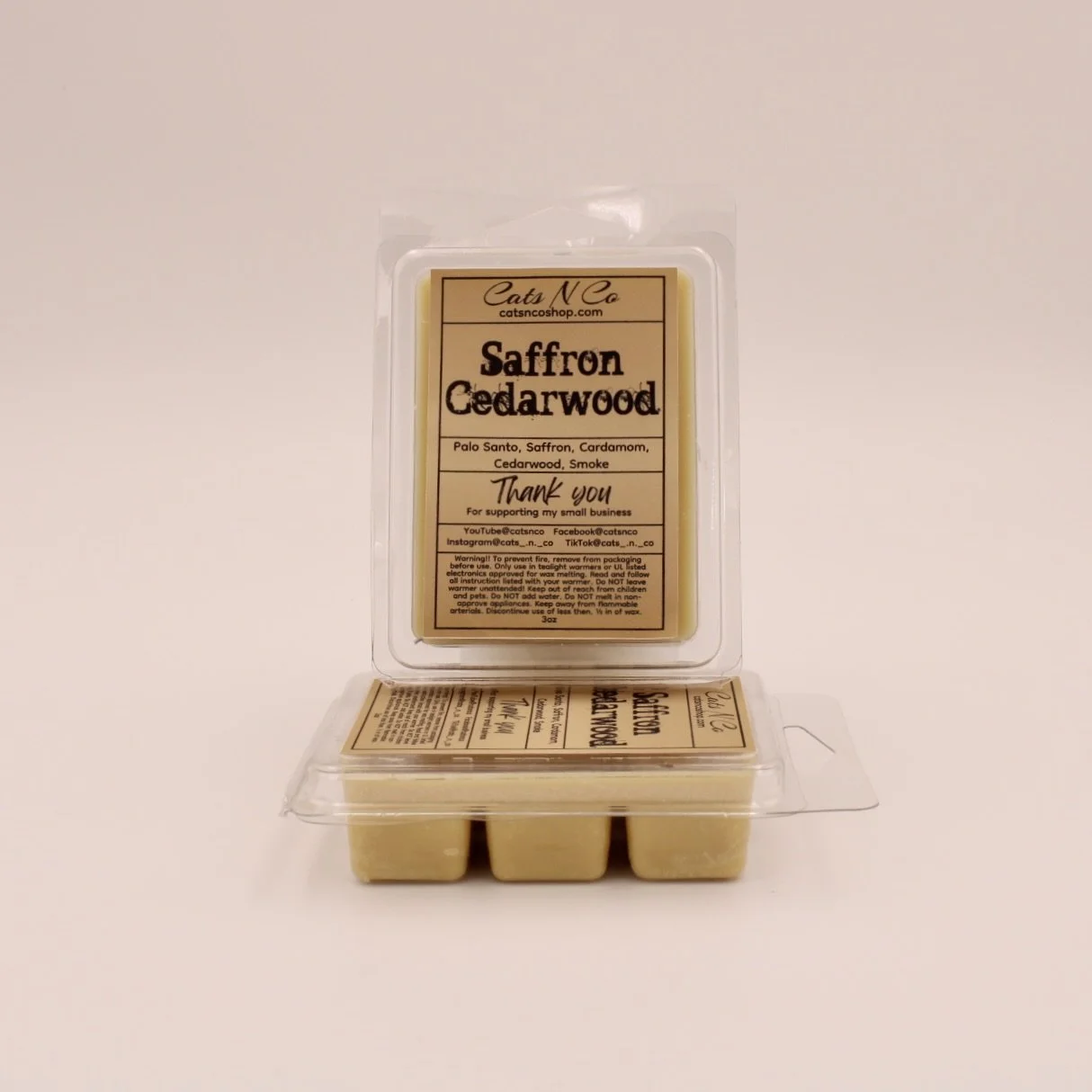 Saffron Cedarwood Wax Melt