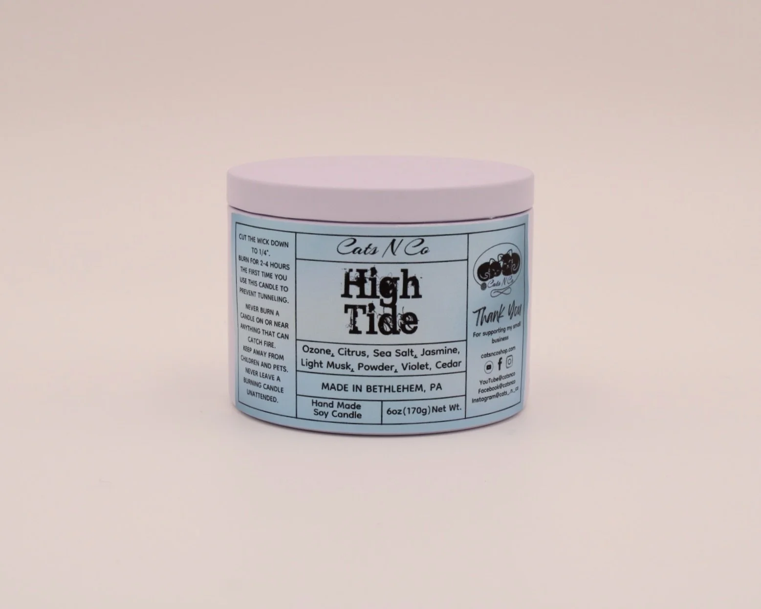 High Tide medium candle