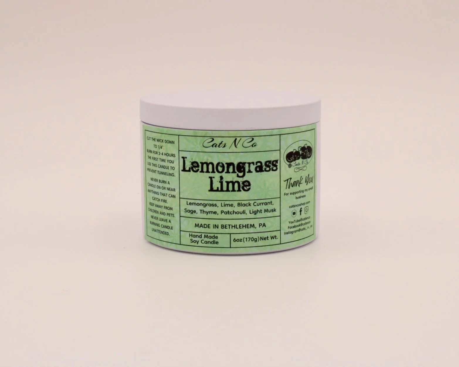 Lemongrass Lime Candle
