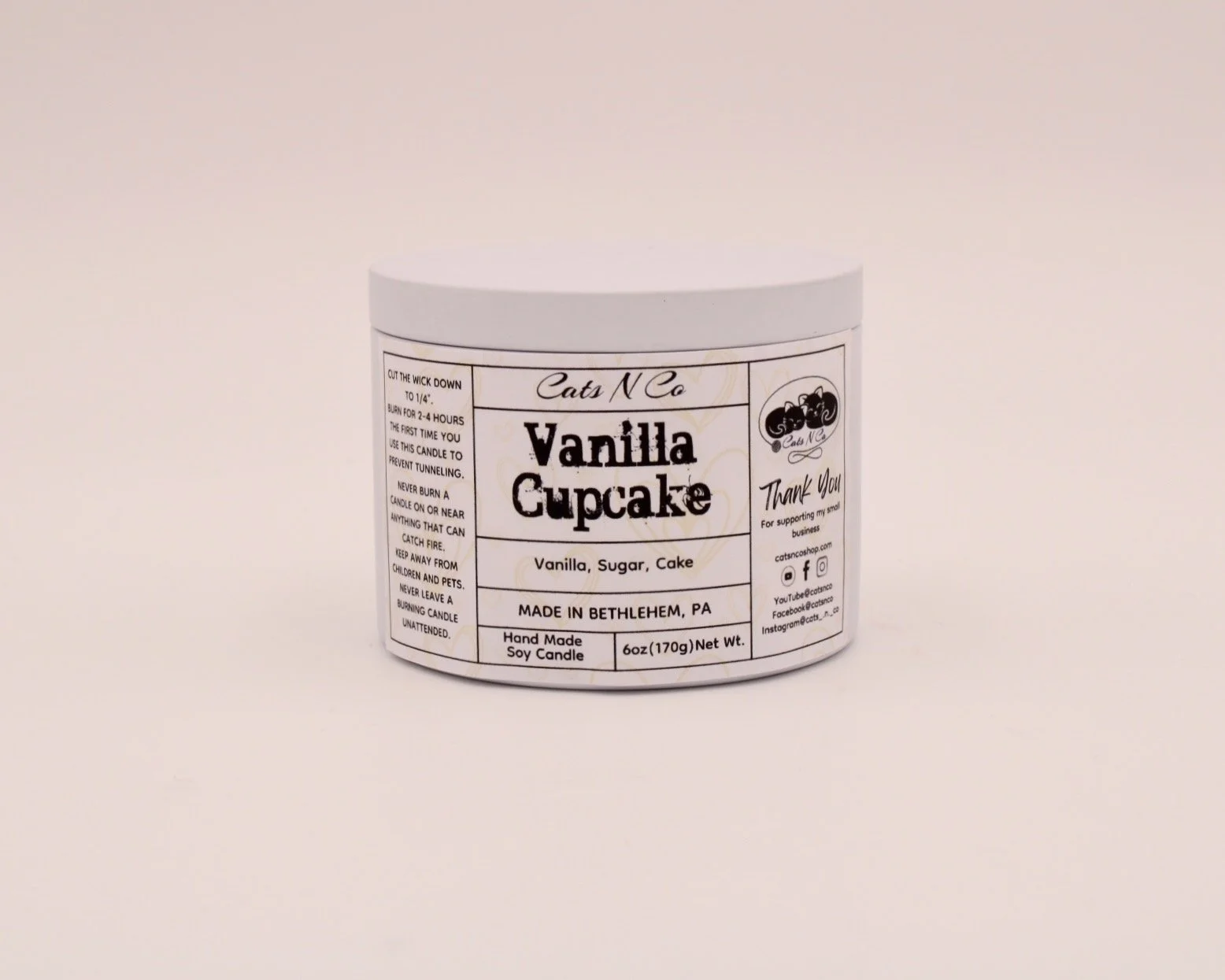 Vanilla Cupcake Candle