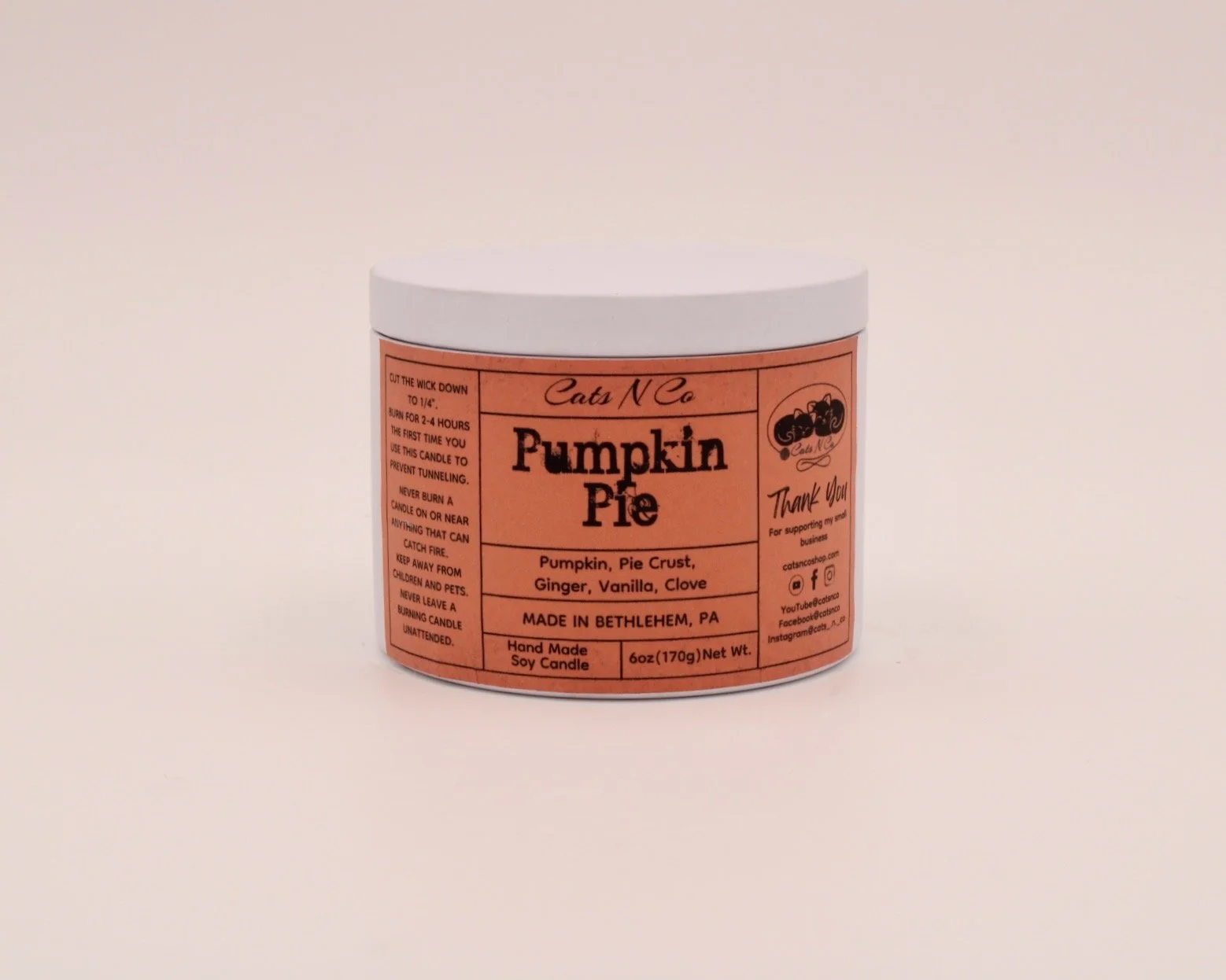 Pumpkin Pie Candle