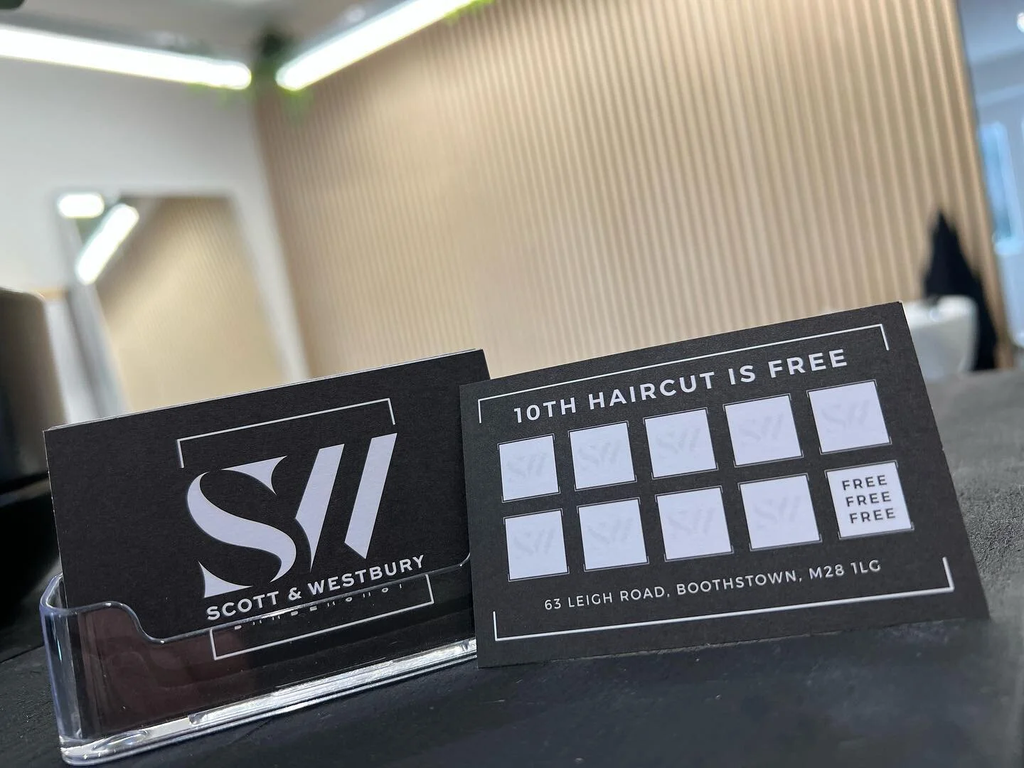 Here at Scott &amp; Westbury&rsquo;s we reward loyalty. That is why we have our loyalty cards that are available to all of our clients, old and new. Receive a stamp after every haircut, 9 stamps will mean your 10th haircut is free! Thanks again to al