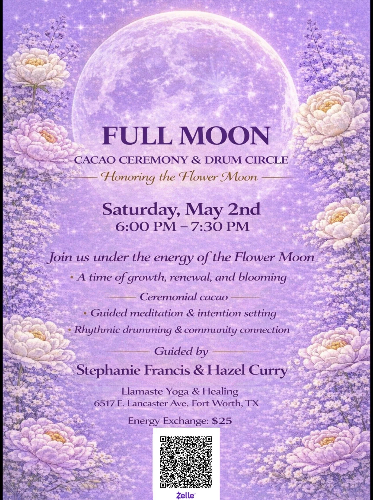 Full Moon Cacao Ceremony & Drum Circle