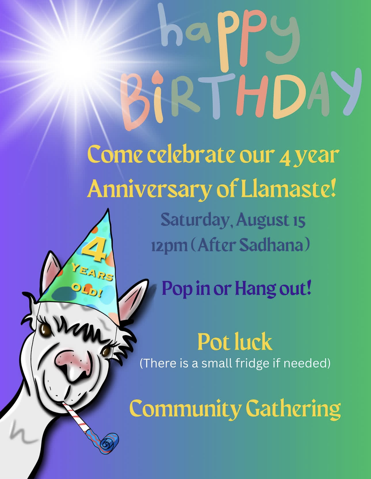 Llamaste Birthday Party