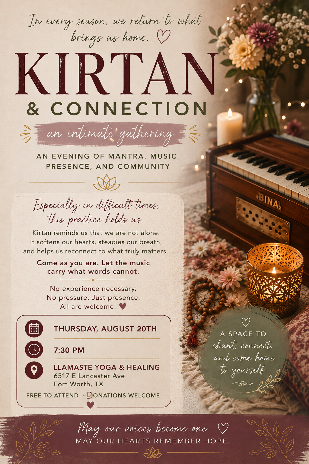 Kirtan and Connection