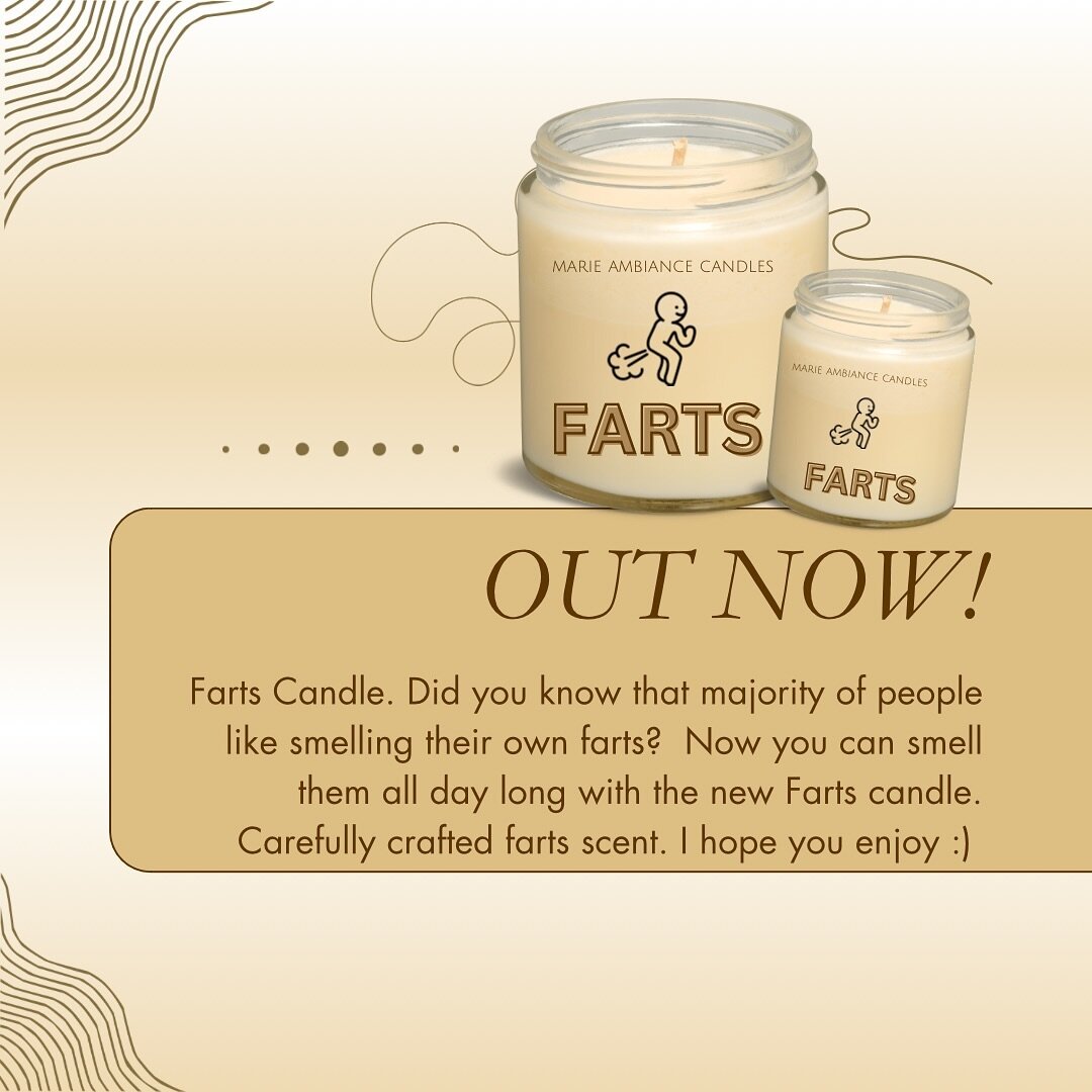 Speaks for itself 💨 

#aprilfools #aprilfoolsjoke #fartcandle #fart #goofy #shouldiactuallymakeone #nah #april #candles