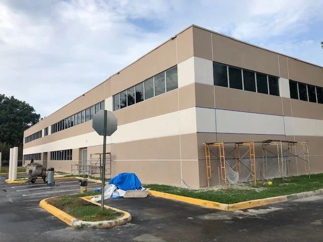 inter-american division building envelopment in progress southwest facade.jpg