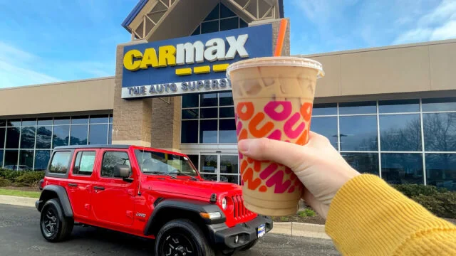 CarMax Wants You To Take A Trip To Dunkin’ During Your Next Test Drive