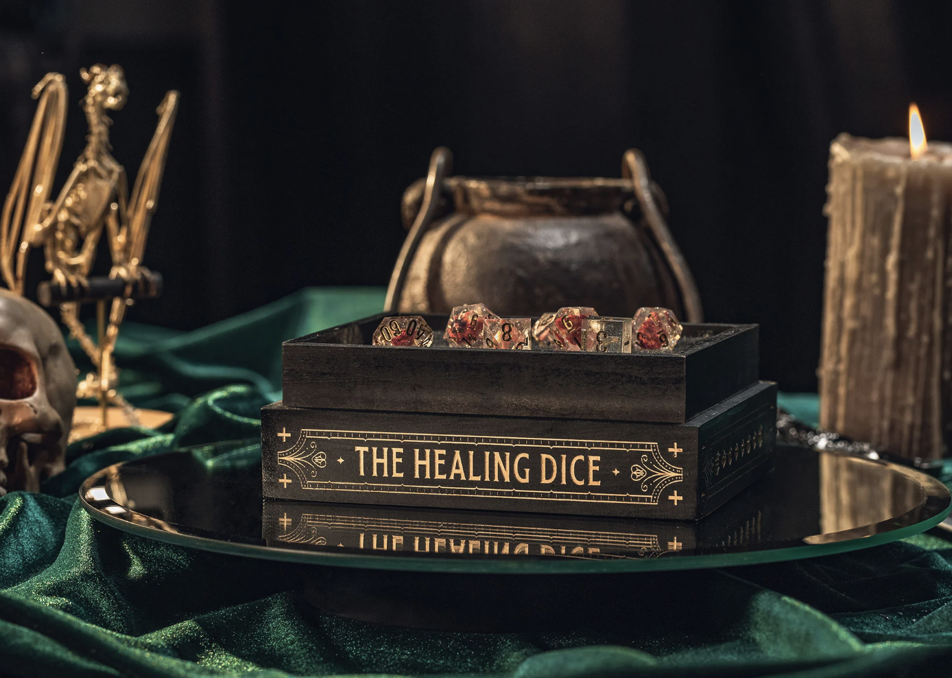 Donate Life America Made a Set of Enchanting ‘Healing Dice’ for tabletop role-playing gamers