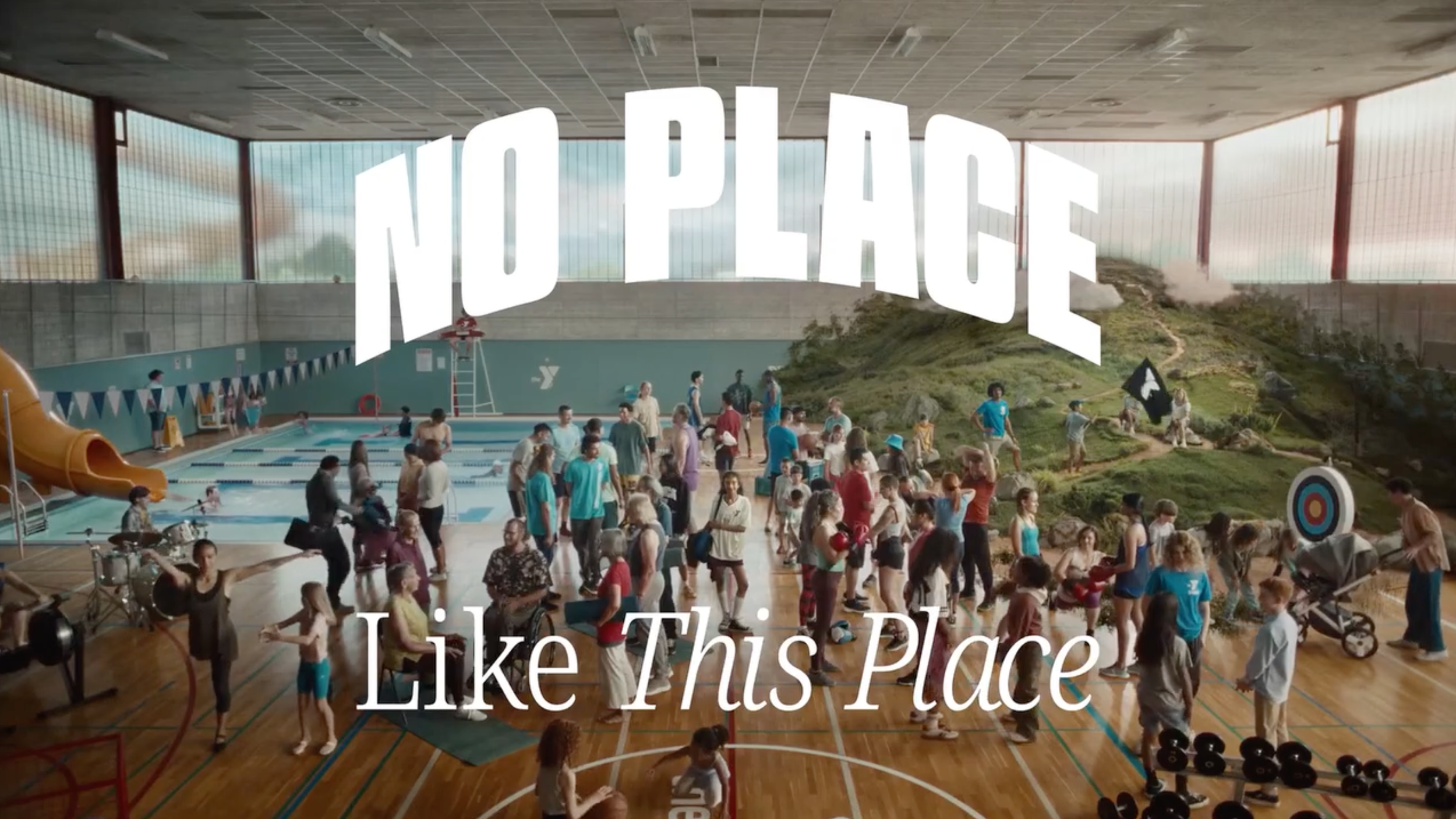 YMCA marks 175 years with playful ads about the power of shared spaces