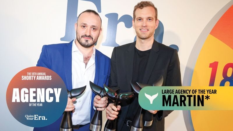 MARTIN* Brings Home 10 Shorty Awards, Including Agency of the Year