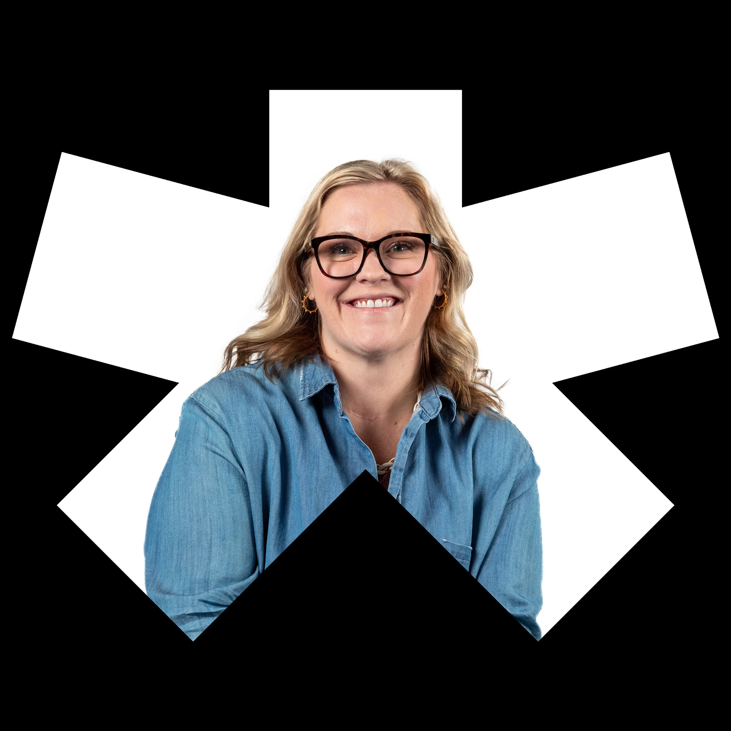 Half body portrait of chief brand officer Elizabeth Paul 