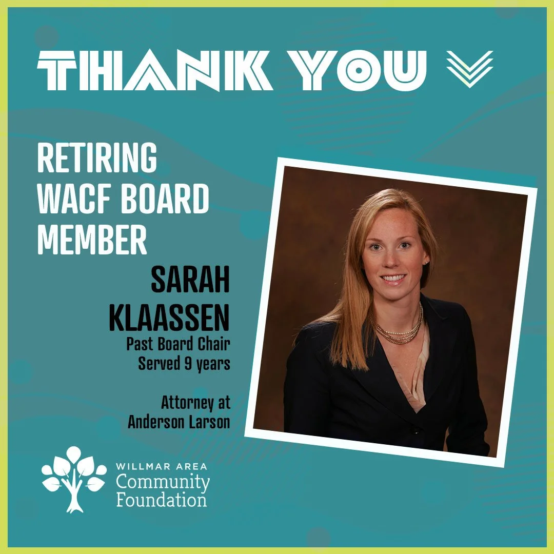 Thanking Outgoing Board Member