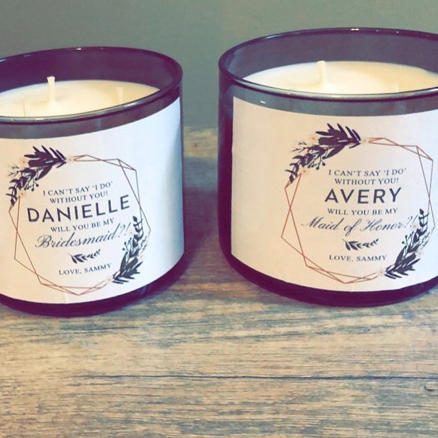 Custom Candle Labels, Text Can Say Anything. — Elleedees Custom