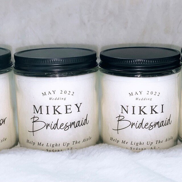 Custom Candle Labels, Text Can Say Anything. — Elleedees Custom Labels  Gifts and Decor for all Occasions