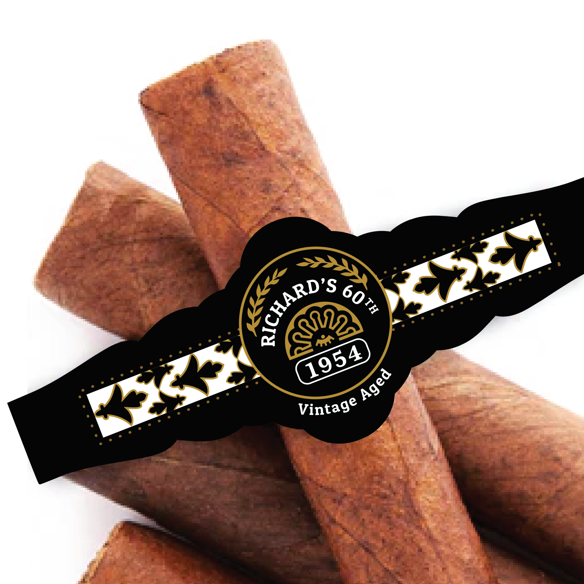 Cubana Gold and Black Cigar Labels