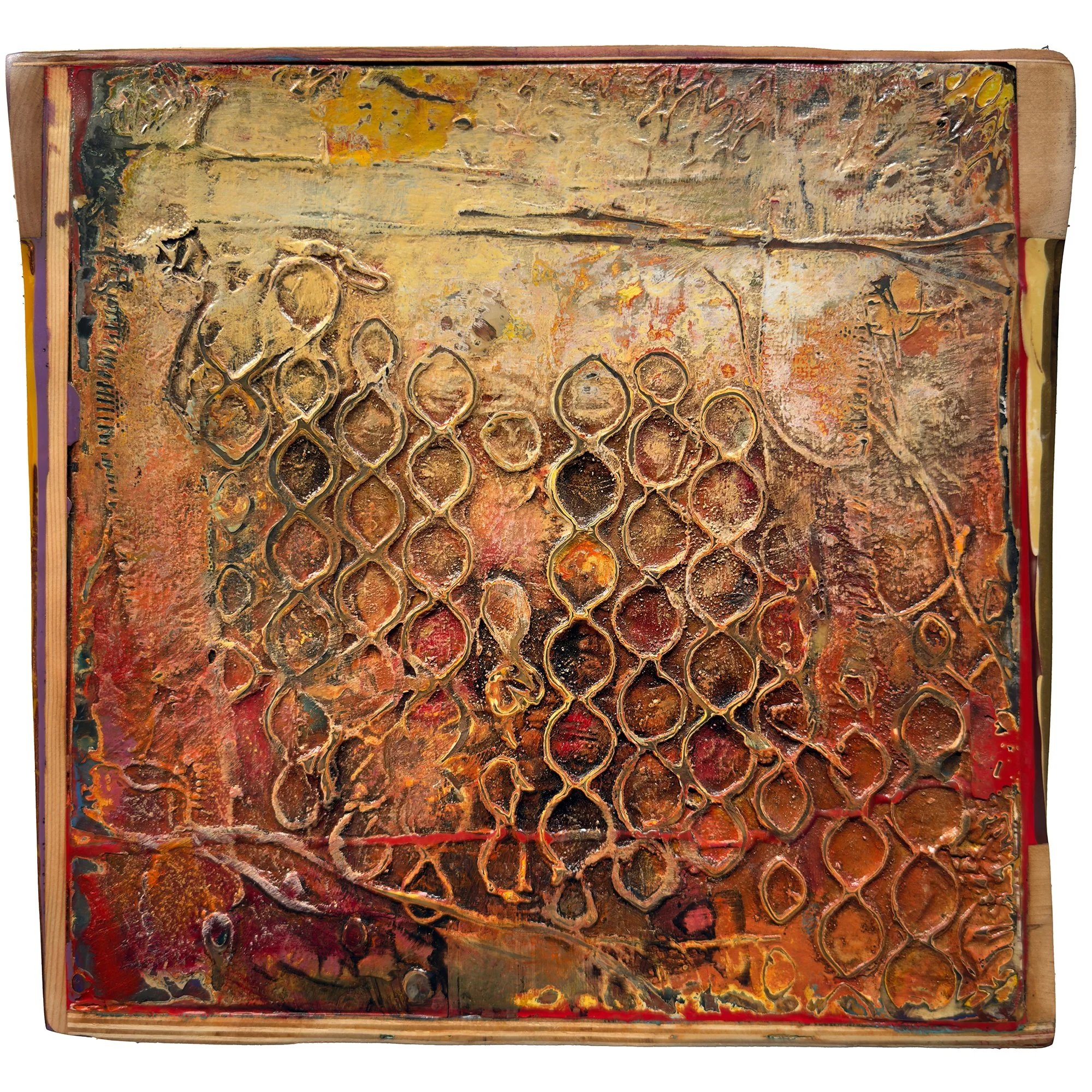 "Cells Interlinked" - 14"x14"