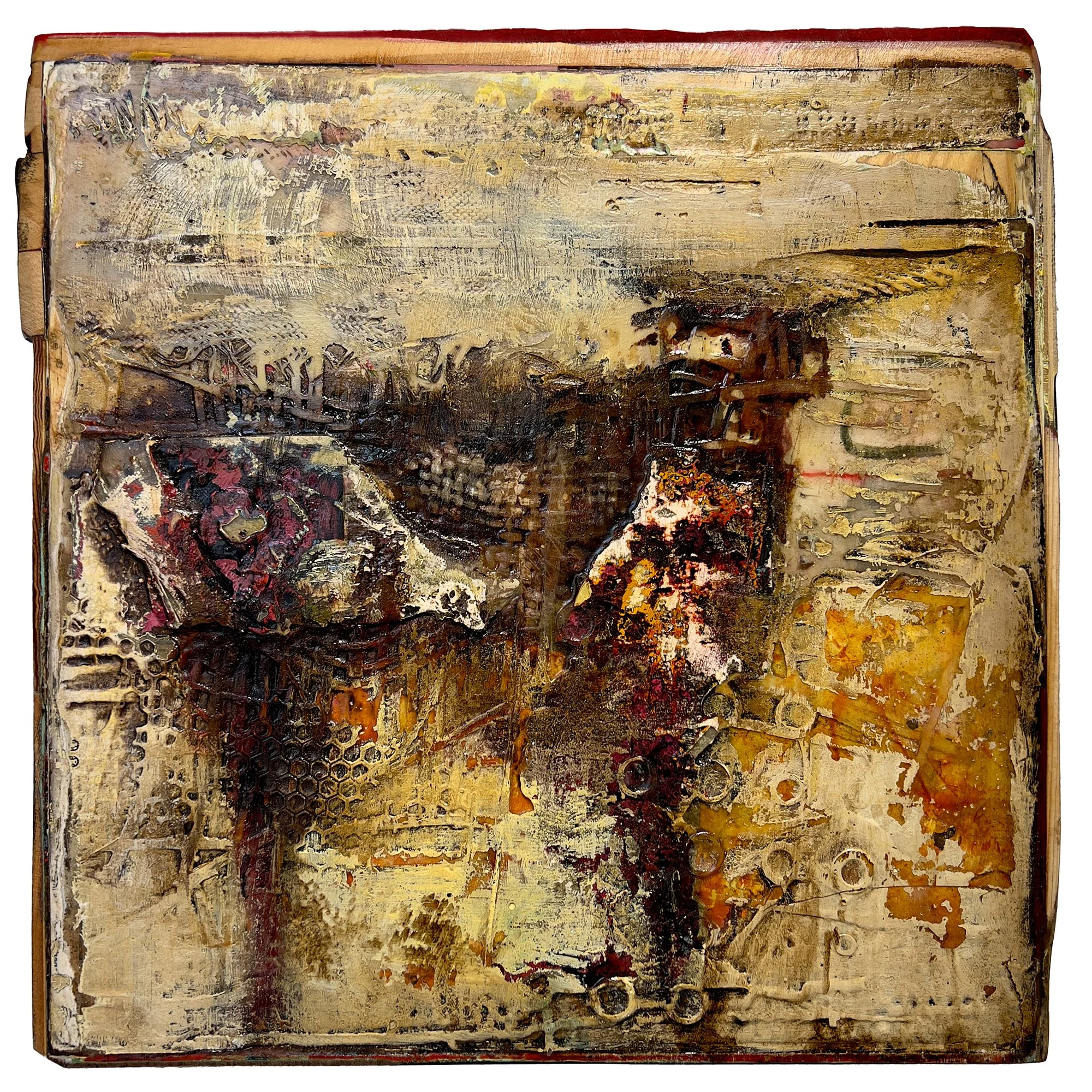 "Holy Cow" - 14"x14" SOLD