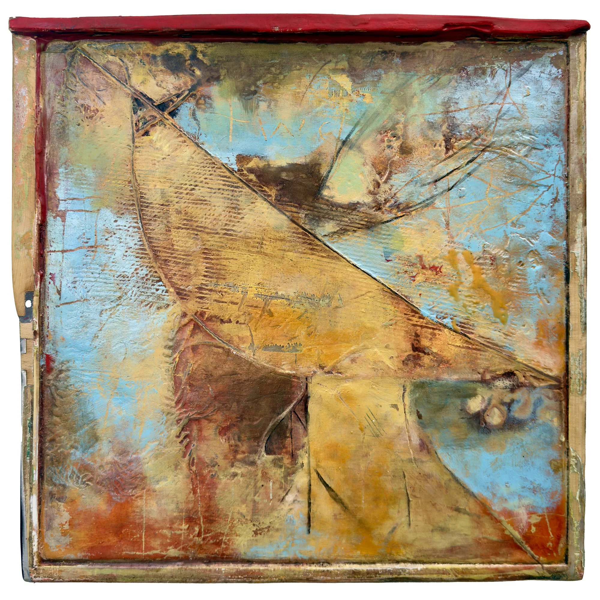 "Unhoused Brown Thrasher" - 14"x14" SOLD