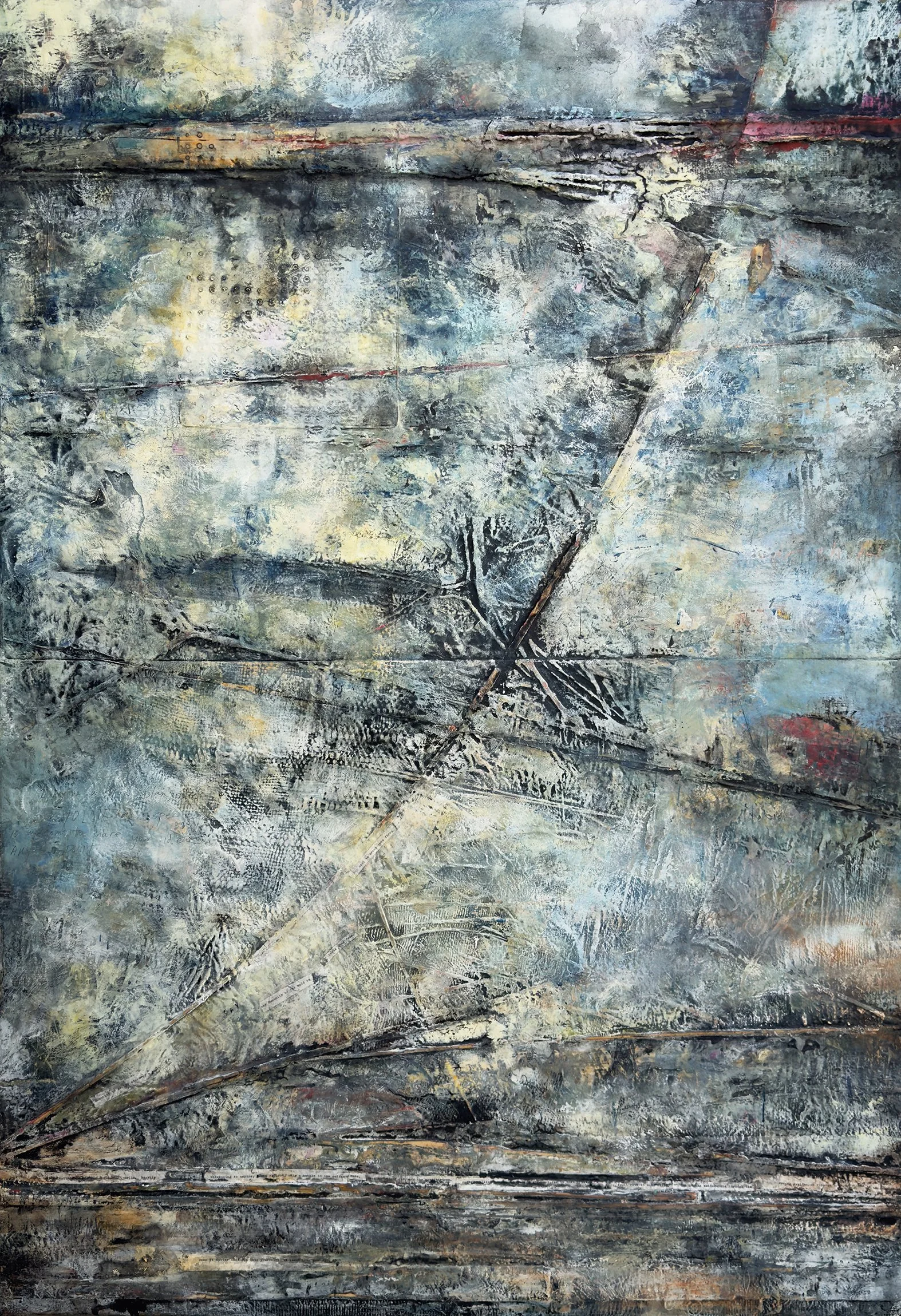 "Possible Trajectory Through Stratum" - 68"x46"