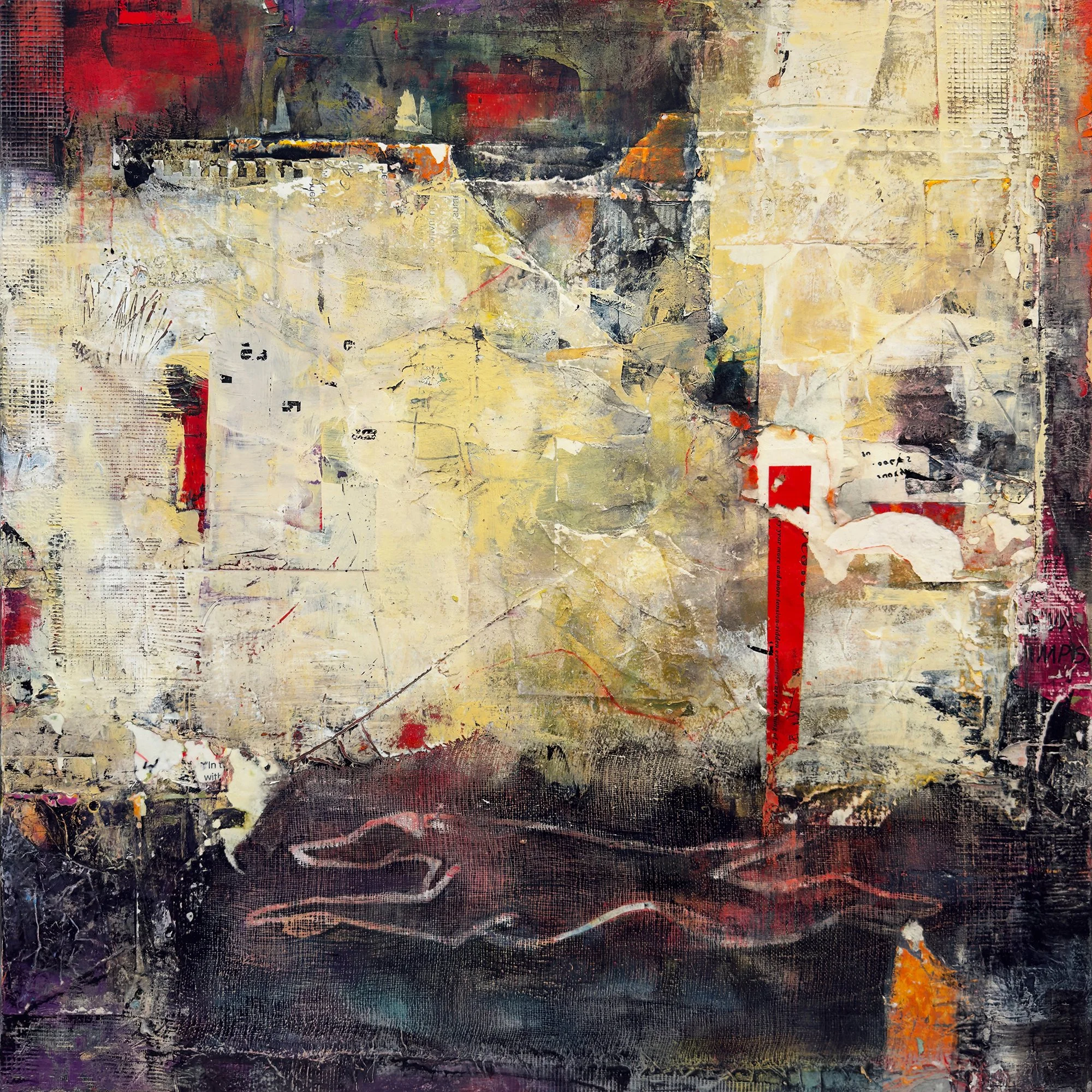 Ghost Dog" -29.5"x229.5" SOLD