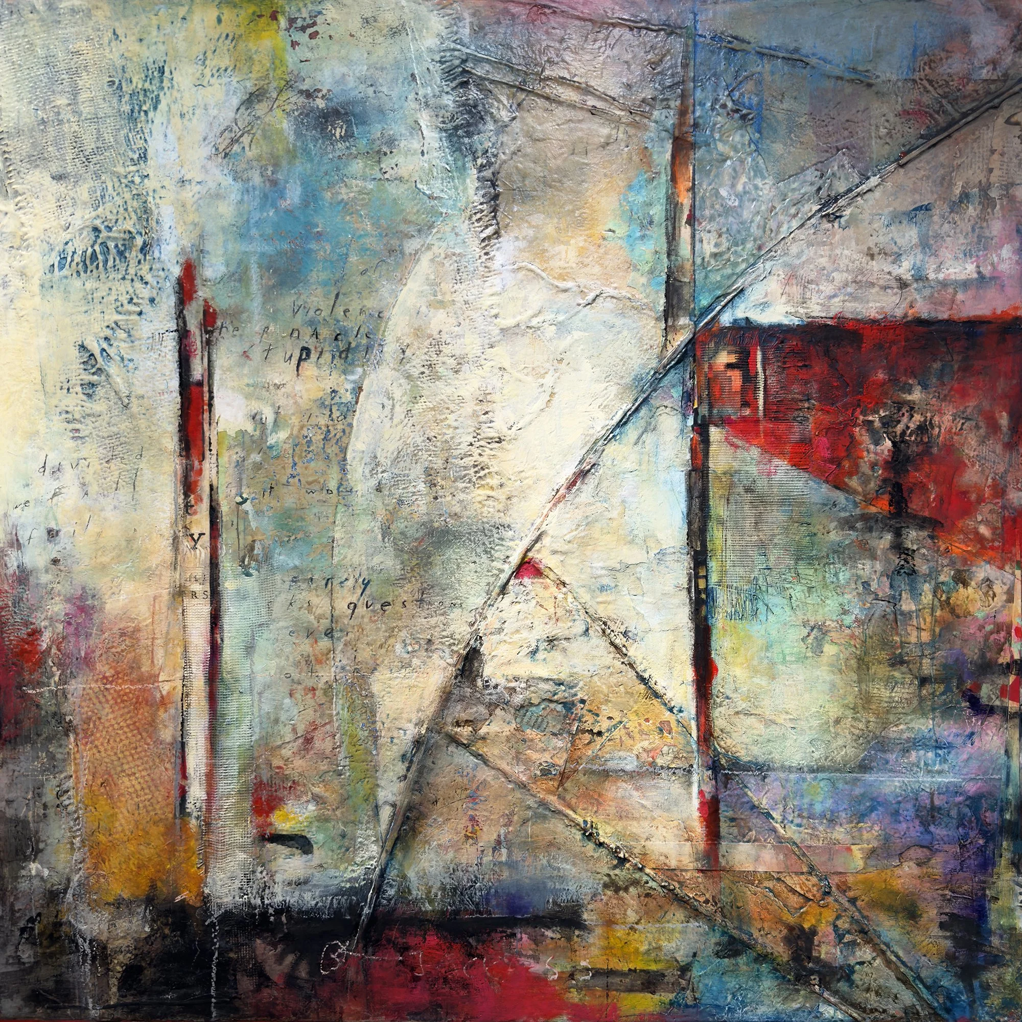 "Catapult for a Jackass" - 41"x41" SOLD