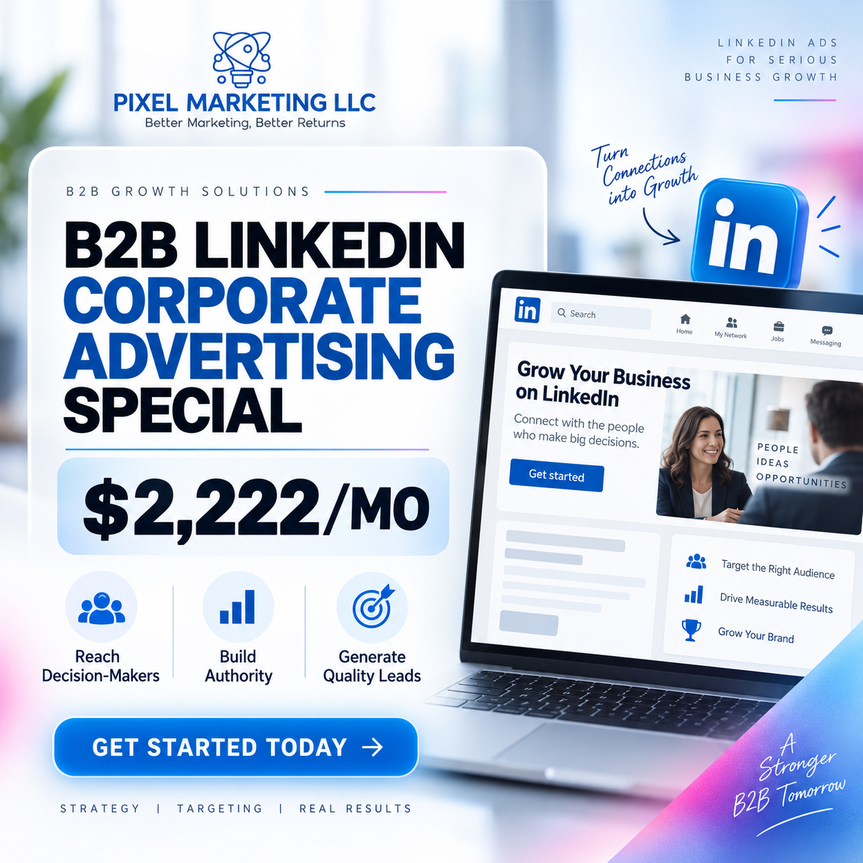 B2B LinkedIn Corporate Advertising Special